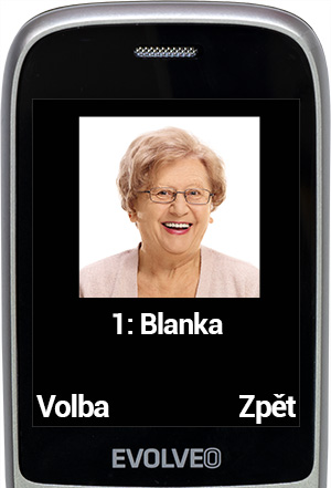 EVOLVEO EasyPhone FS červená barva