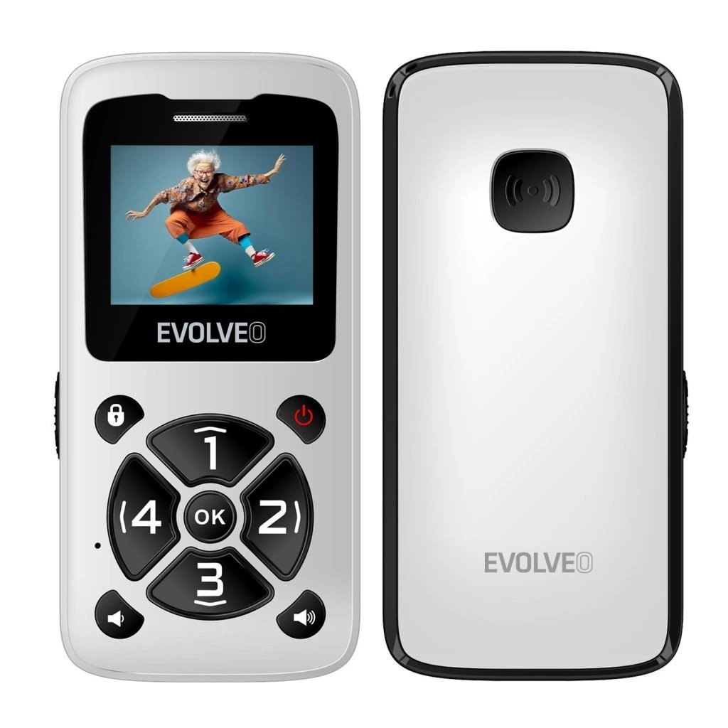 EVOLVEO EasyPhone ID biely