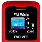 EVOLVEO EasyPhone ID červený