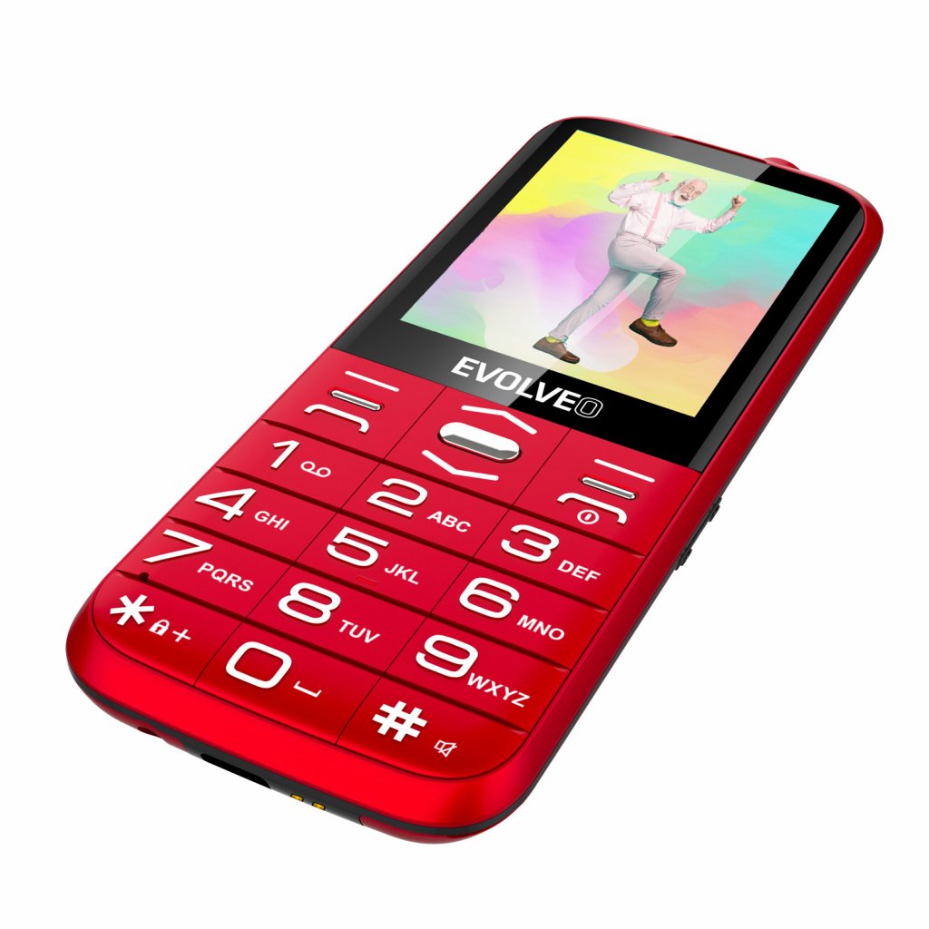 EVOLVEO EasyPhone XO červená