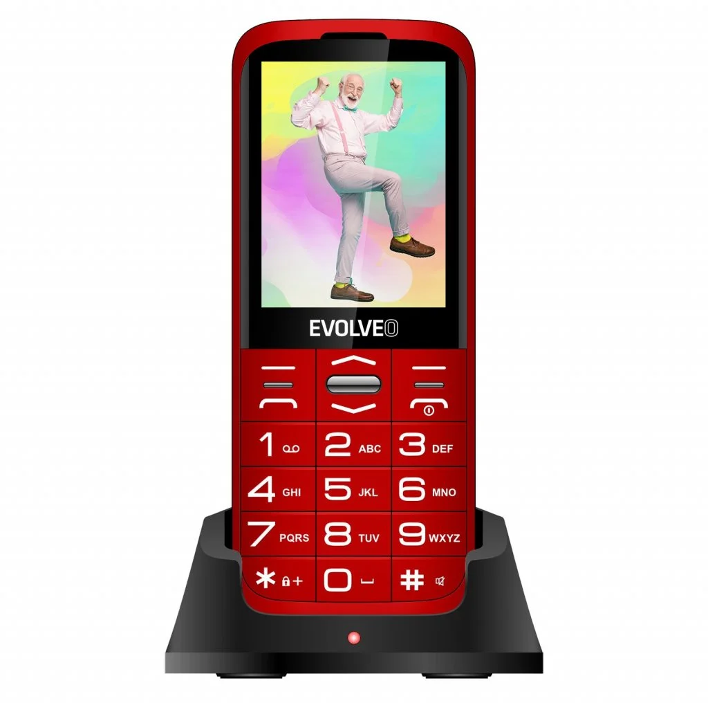 EVOLVEO EasyPhone XO červená