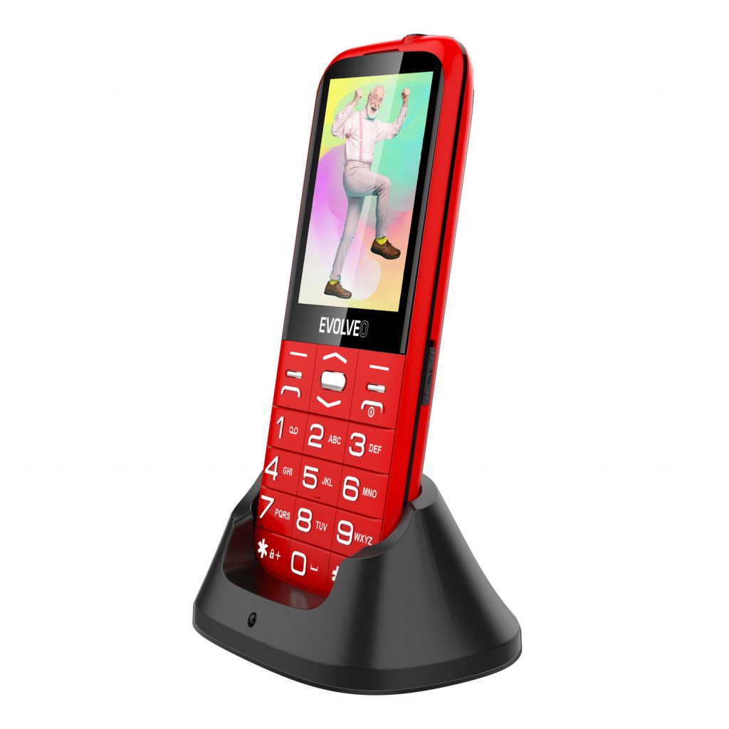 EVOLVEO EasyPhone XO červený