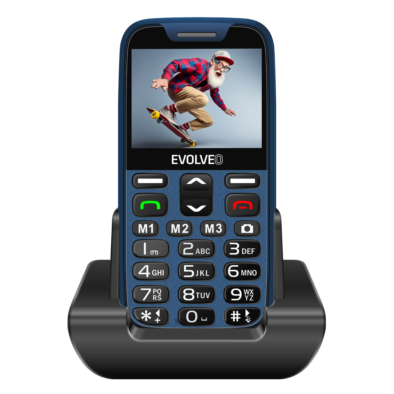 EVOLVEO EasyPhone XR modrý