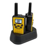 EVOLVEO FreeTalk 2W, PMR vysílačka s výkonem 0,5 a 2W, žlutočerná