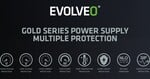 EVOLVEO G1200, napájací zdroj 1200 W, 80+ GOLD, ATX 3.1, PCIe 5.1, modulárny