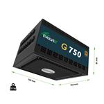 EVOLVEO G850, 850W, 80+ GOLD, ATX 3.1, PCIe 5.1, modulárny