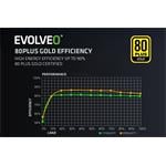 EVOLVEO G850, 850W, 80+ GOLD, ATX 3.1, PCIe 5.1, modulárny