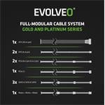 EVOLVEO G850, 850W, 80+ GOLD, ATX 3.1, PCIe 5.1, modulárny