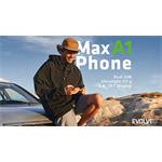 EVOLVEO MaxPhone A1, tlačidlový telefón Dual SIM, čierny