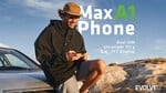 EVOLVEO MaxPhone A1, tlačidlový telefón s podporou dvoch SIM kariet, červený