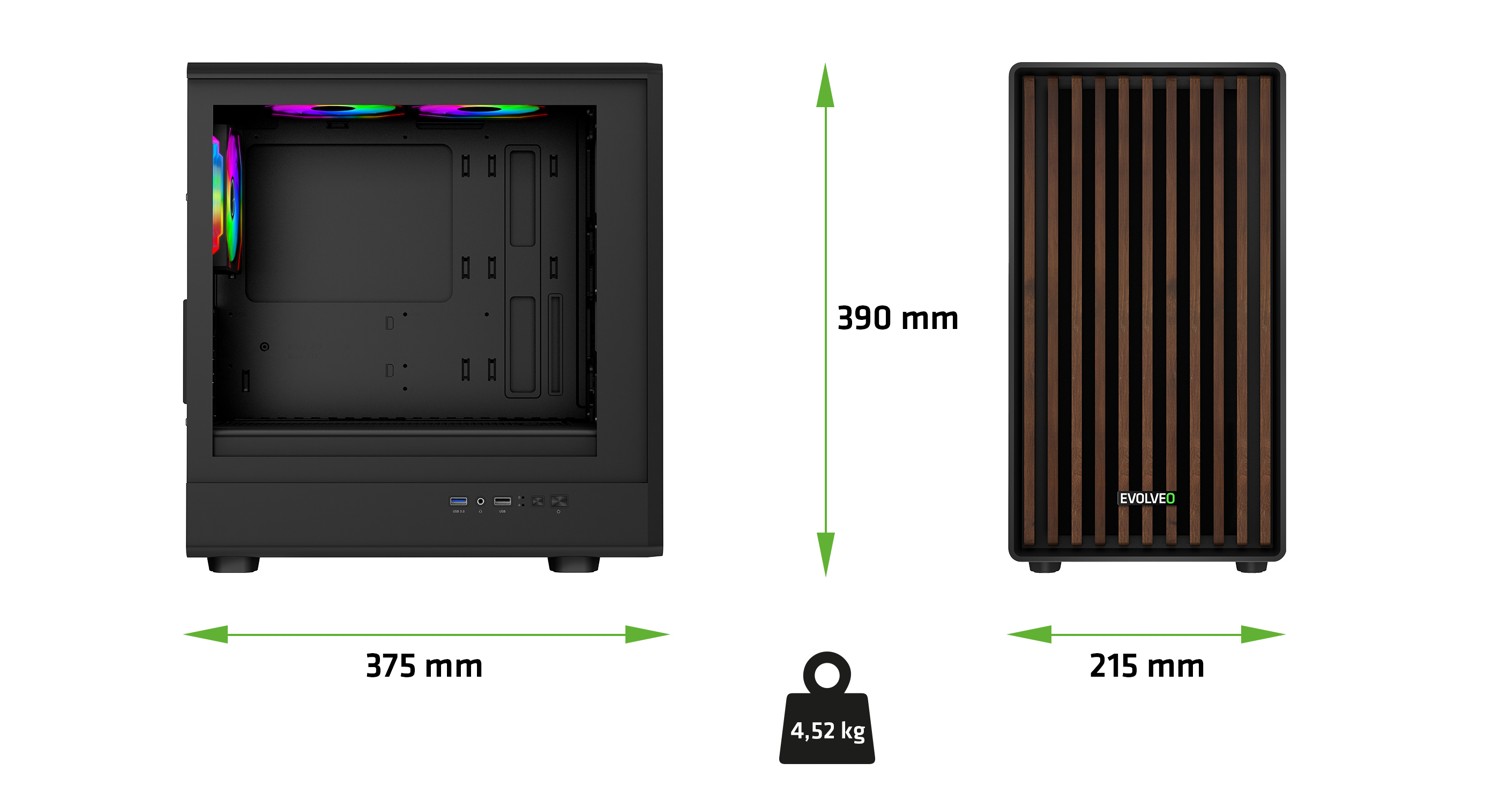 EVOLVEO Panthera, 3x ARGB 120