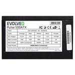 EVOLVEO Pulse 500ATX, 500W/ATX, tichý, objemný