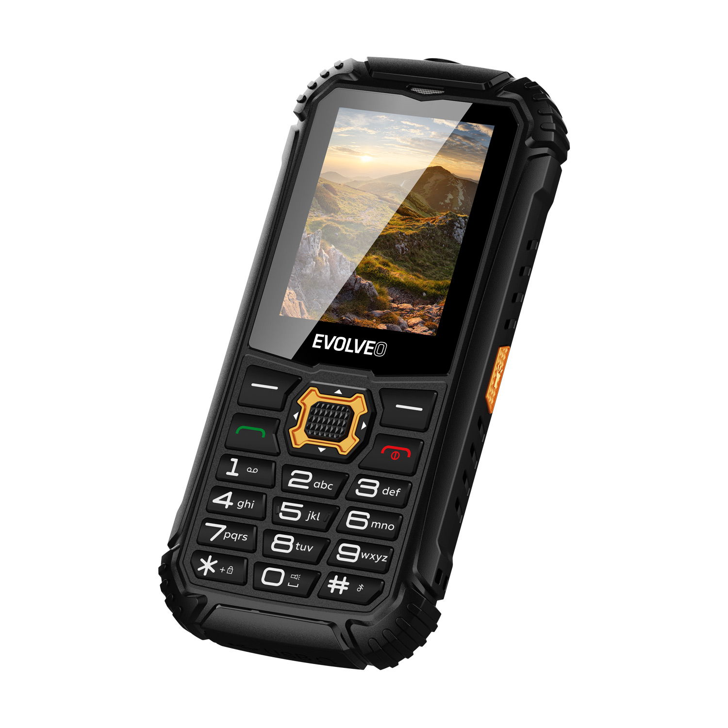 EVOLVEO StrongPhone Q1 černo-oranžový