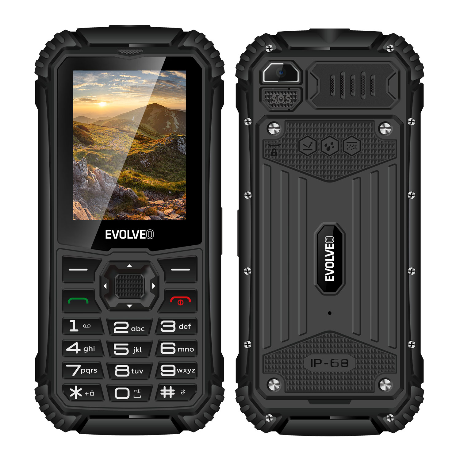 EVOLVEO StrongPhone Q1 čierny