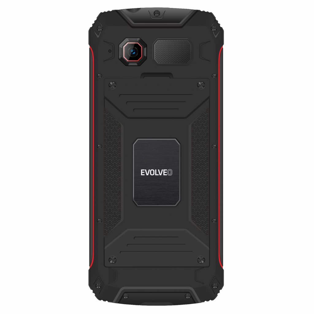 EVOLVEO StrongPhone W4 černo-červený