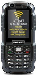 EVOLVEO StrongPhone WiFi, vodotěsný odolný Dual SIM telefon