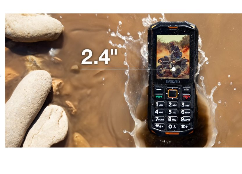 EVOLVEO StrongPhone X5 černo-oranžová