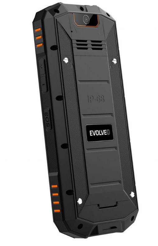EVOLVEO StrongPhone X5 čierno-oranžový