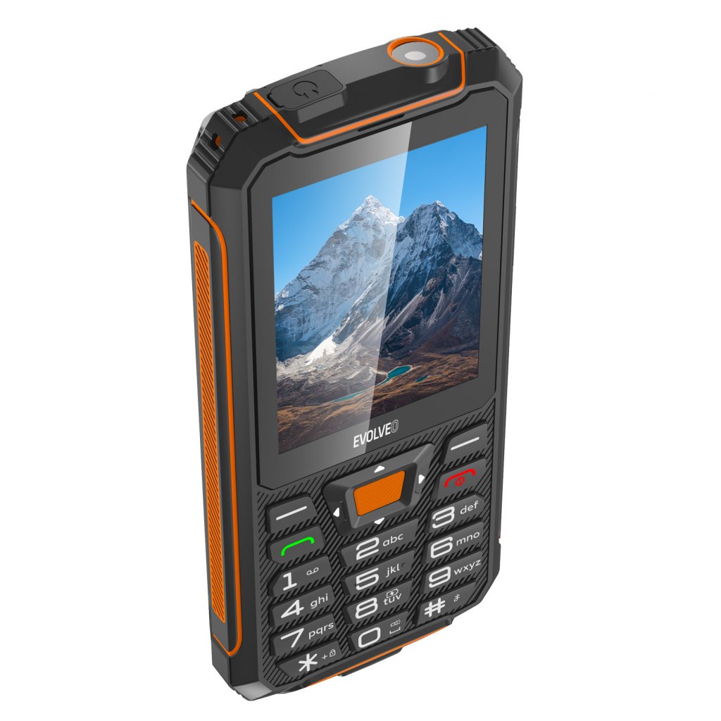 EVOLVEO StrongPhone Z6 čierno-oranžový