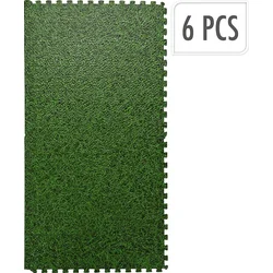 EXCELLENT Penové podlahové puzzle sada 6 kusov trávy KO-491003170