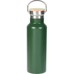 Excelletn Houseware Dvojstenná termoska s rukoväťou zelená, 0,5 l