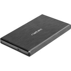 Externý box Natec pre HDD 2,5" USB 2.0 Rhino, čierny
