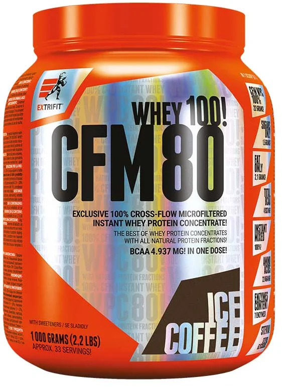 Extrifit CFM Instant Whey 80 1000 g - ľadová káva