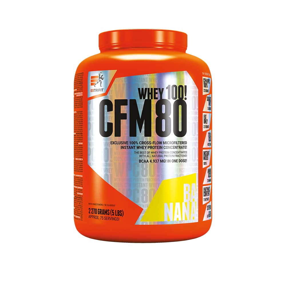 Extrifit CFM Instant Whey 80 2270 g - banán