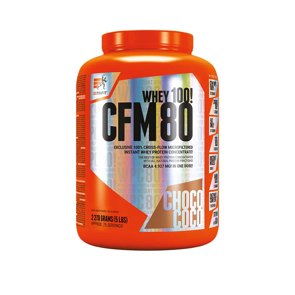 Extrifit CFM Instant Whey 80 2270 g - čokoláda-kokos