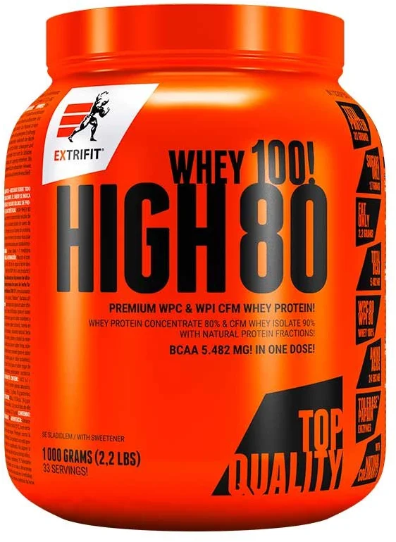 Extrifit High Whey 80 1000 g - čučoriedka