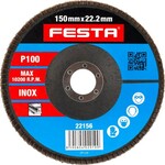 Festa Kotouč lamelový brusný na kov a nerez O 150 x 22,23 mm, zrnitost 100