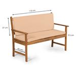 Fieldamnn FDZN 9021 Obal na 2-miestnu lavicu 4013-T, krémový