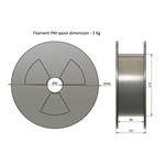 Filament PM 1.75 PETG 2kg, černá