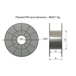 Filament PM tisková struna/filament 1,75 ABS-T oranžová, 1 kg