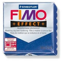 FIMO effect 8020 modrá se třpytkami