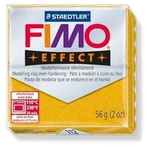 FIMO effect 8020 zlatá se třpytkami