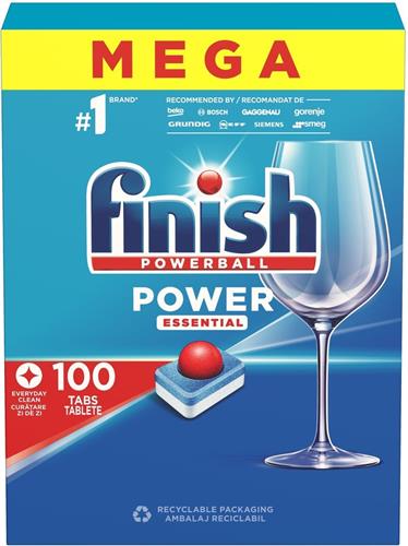 Finish Power Essential All in 1 tablety do myčky nádobí 100 ks