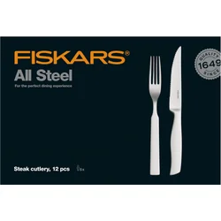 Fiskars Sada steakových příborů ALL STEEL 12ks