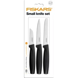 Fiskars Set nožů FUNCTIONAL FORM malé černé 3ks 1014274