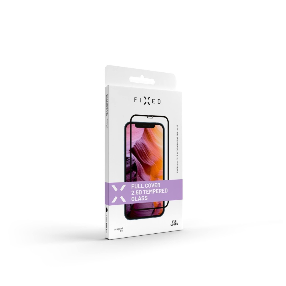 FIXED Full-Cover pro Motorola Moto G23, lepení přes celý displej, černé
