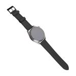 Fixed Leather Strap so šírkou 22mm pre smartwatch, čierny FIXLST-22MM-BK