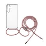 FIXED Pure Neck case s ružovou šnúrkou pre Samsung Galaxy A54 5G