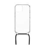 FIXED Pure Neck puzdro s čiernou šnúrkou pre Apple iPhone 15 Pro Max