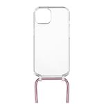 FIXED Pure Neck puzdro s ružovou šnúrkou pre Apple iPhone 14 Plus