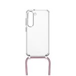 FIXED Pure Neck puzdro s ružovou šnúrkou pre Samsung Galaxy S23