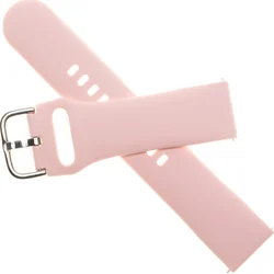 Fixed Silicone Strap s šířkou 20mm pro smartwatch, ružový