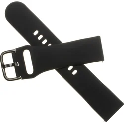 Fixed Silicone Strap so šírkou 22mm pre smartwatch, čierny FIXSST-22MM-BK