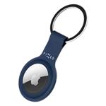 Fixed silikónové púzdro s krúžkom Silky pre Apple AirTag, modré FIXSIL-756-BL
