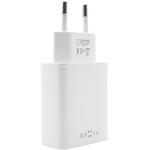 FIXED síťová nabíječka s USB-C výstupem a USB-C/Lightning kabelu, podpora PD, 1 metr, MFI, 18W, bílá