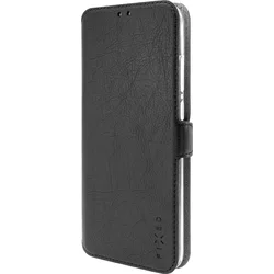 FIXED Tematické puzdro typu kniha pre Samsung Galaxy M13, čierne
